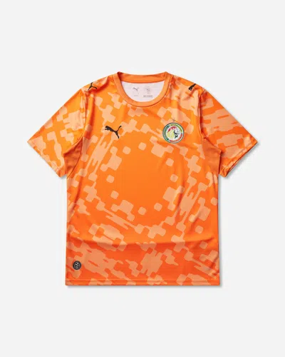 Puma X Senegal X Salehe Bembury Goalkeeper Jersey Vermillion In Orange