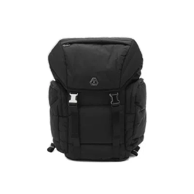 Puma X Skepta Logo Plaque Buckled Backpack In Black