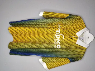 Pre-owned Puma X Soccer Jersey Adem 99 Puma Monogram Jersey Streetwear Football Shirt In Yellow