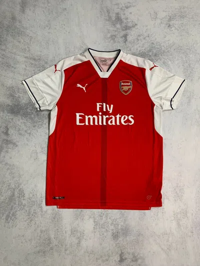 Pre-owned Puma X Soccer Jersey Puma Arsenal 2016-17 Season Soccer Jersey In Red