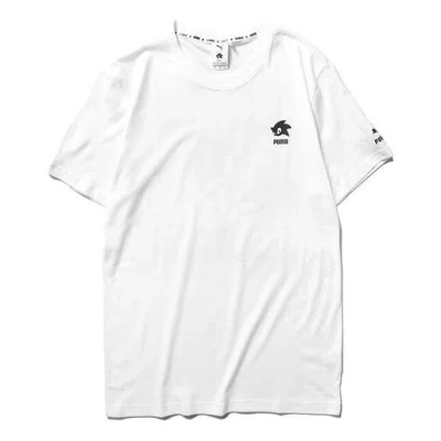Puma X Sonic Graphic Short Sleeve Tee White