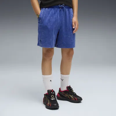Puma X Sonic The Hedgehog Big Kids' Relaxed Shorts In Blue