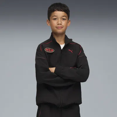 Puma X Sonic The Hedgehog Big Kids' Track Jacket In Black