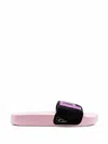 Puma X Sophia Webster Leadcat Suede Slides In Pink