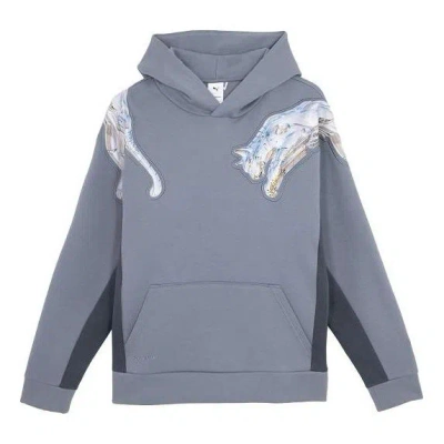 Puma X Sorayama Graphic Hoodie 'grey' In Gray