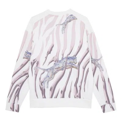 Puma X Sorayama Sweatshirt 'white Pink Sliver'