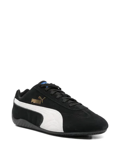 Puma X Sparco Speedcat Og Suede Low-top Sneakers In Black