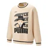 Puma X Staffonly X Monopoly Logo Sweatshirt 'beige' In Brown