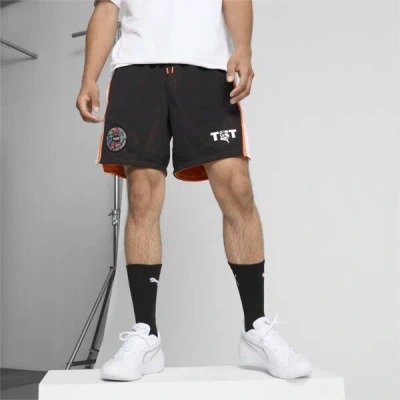 Puma X Tbt Men's Reversible Shorts In Black