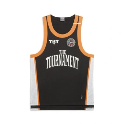 Puma X Tbt Men's Throwback Jersey In Black