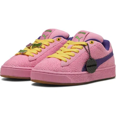 Puma X Tmnt Suede Xl 2 Big Kids' Sneakers In Pink