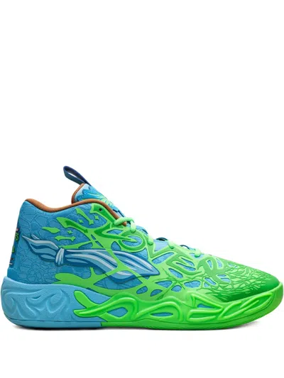 Puma X Teenage Mutant Ninja Turtles Mb.04 "leonardo & Michelangelo" Sneakers In Green