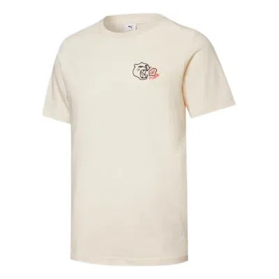 Puma X The Beast T-shirt 'beige' In Neutral