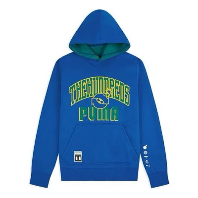 Puma X The Hundreds Crossover Logo Printing Reversible Blue Green