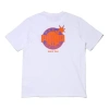 Puma X The Hundreds Tee Logo Printing Round Neck Short Sleeve White In White