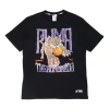 Puma X The Hundreds Tee Printing Round Neck Short Sleeve Black In Black
