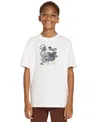 Puma Hoops X Tmnt Big Kids' Relaxed Graphic T-shirt In  White