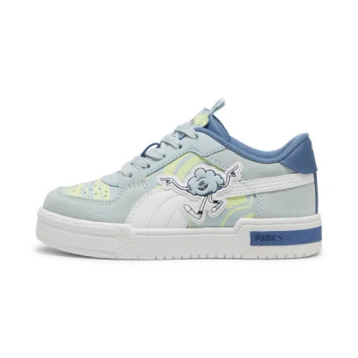 Puma X Trolls Ca Pro Little Kids' Sneakers In Frosted Dew- White