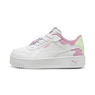 Puma X Trolls Carina Street Little Kids' Sneakers In White- White-mauved Out