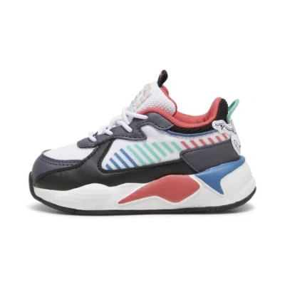 Puma Babies' X Trolls Rs-x Toddlers' Sneakers In White-blue Horizon