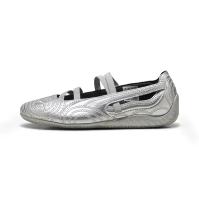 PUMA X WICKED SPEEDCAT BALLET SILVER SLIPPERS WOMEN'S SNEAKERS