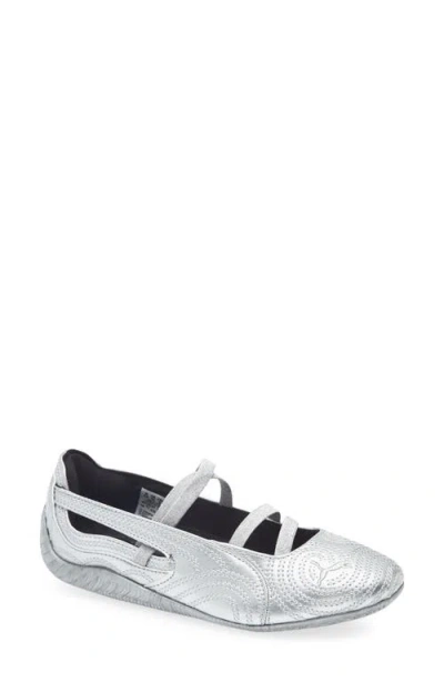 Puma X 'wicked' Speedcat Ballet Sneaker In Silver