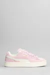 Puma Suede Xl Grape Sneakers In Rose-pink Suede In Pink