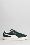 Puma Clyde Low-top Suede Sneakers In Green
