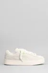 Puma Suede Xl Sneakers In Beige Suede In Grey