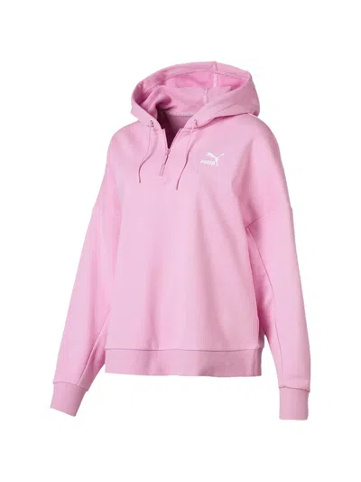 Puma Xtg Half-zip Hoodie In Pink