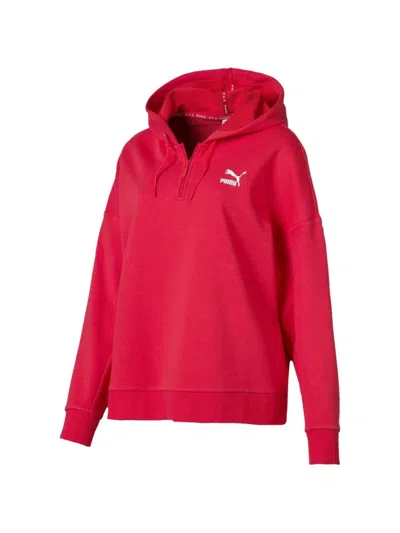 Puma Xtg Halfzip Hoodie In Red