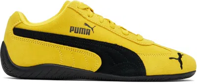 PUMA YELLOW & BLACK SPEEDCAT OG SNEAKERS