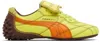 Puma Yellow & Orange Fenty Edition Avanti Ls Stitched Sneakers In Lime Sheen-pumpkin P