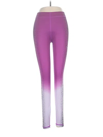 Pre-owned Puma Yoga Pants In Purple