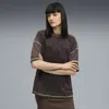 Puma Yona Women's Patterned T-shirt In Brown