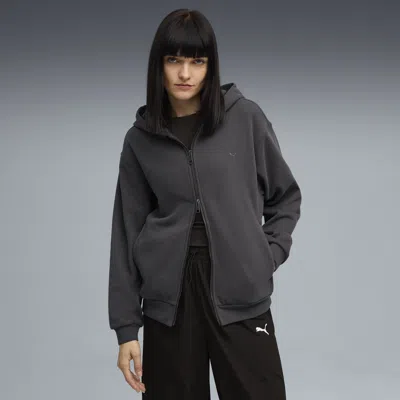 Puma Yona Women's Zip-up Hoodie In Gray