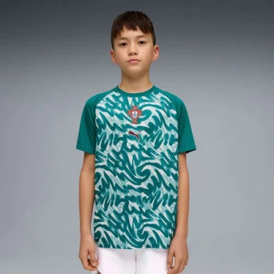 Puma Youth  Green Portugal National Team Pre-match Jersey