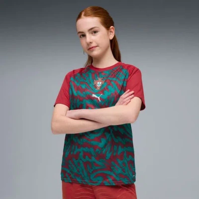 Puma Youth  Red Portugal National Team Pre-match Jersey In Multi