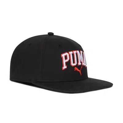 Puma Kids' Youth Varsity Flat Brim Hat Youth In Black