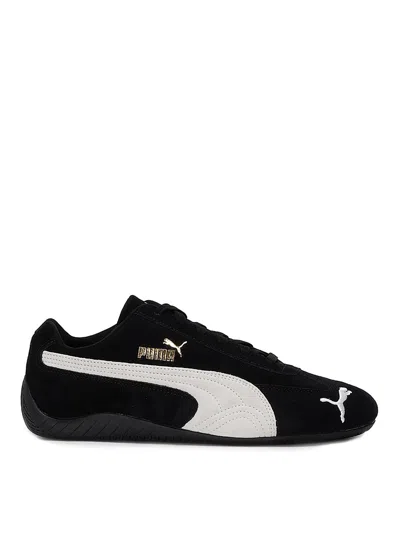 Puma Speedcat Og Logo Detailed Sneakers In Black