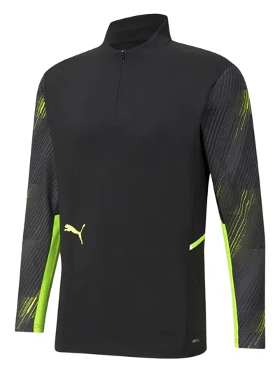 Puma Zip-fastening Long-sleeve T-shirt In Multi