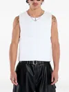 Puma Zip-front Mesh-insert Vest In White