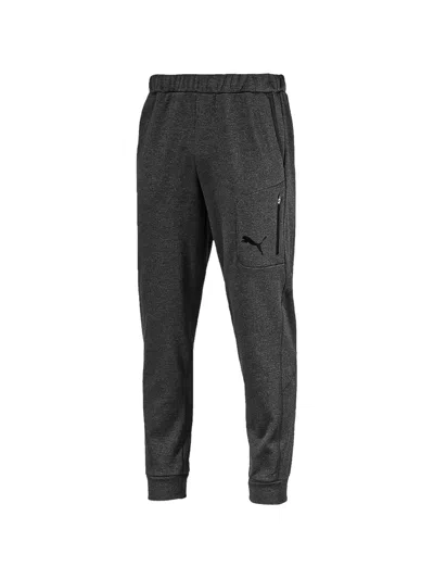 Puma Zip-pocket Track Pants In Black