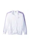 Puma Zip Sweatshirt In White