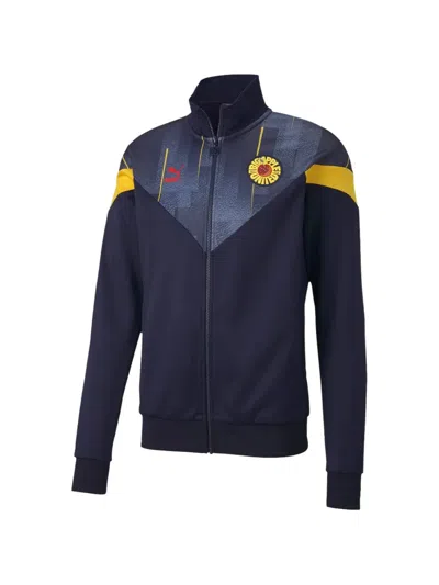 Puma Zip Track Jacket In Blue