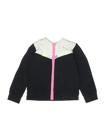 Pre-owned Puma Kids' Zip Up Hoodie In Black