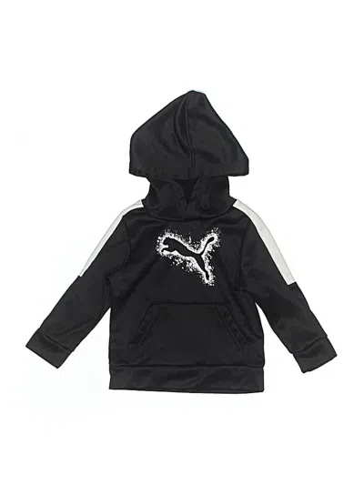 Pre-owned Puma Babies' Zip Up Hoodie In Black