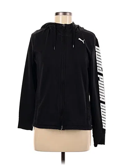 Pre-owned Puma Zip Up Hoodie In Black