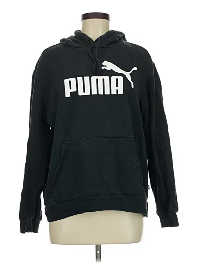 Pre-owned Puma Zip Up Hoodie In Black