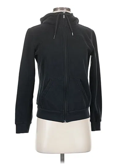 Pre-owned Puma Zip Up Hoodie In Black